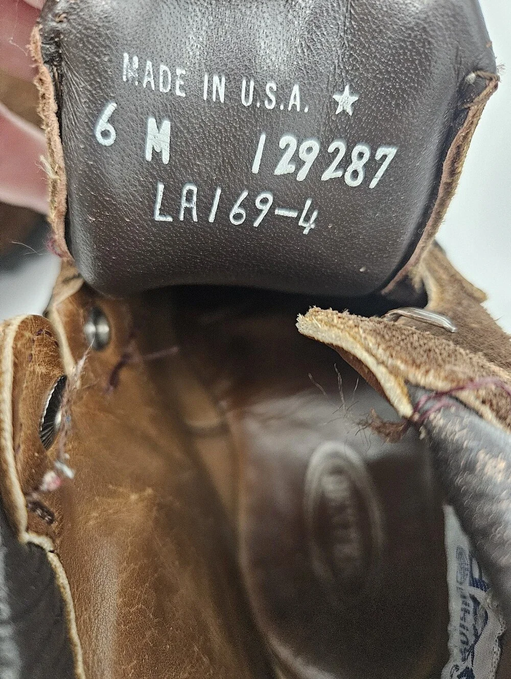 DEXTER VINTAGE MOUNTAINEER HIKING BOOTS LEATHER & SUEDE  women 6M Made in USA